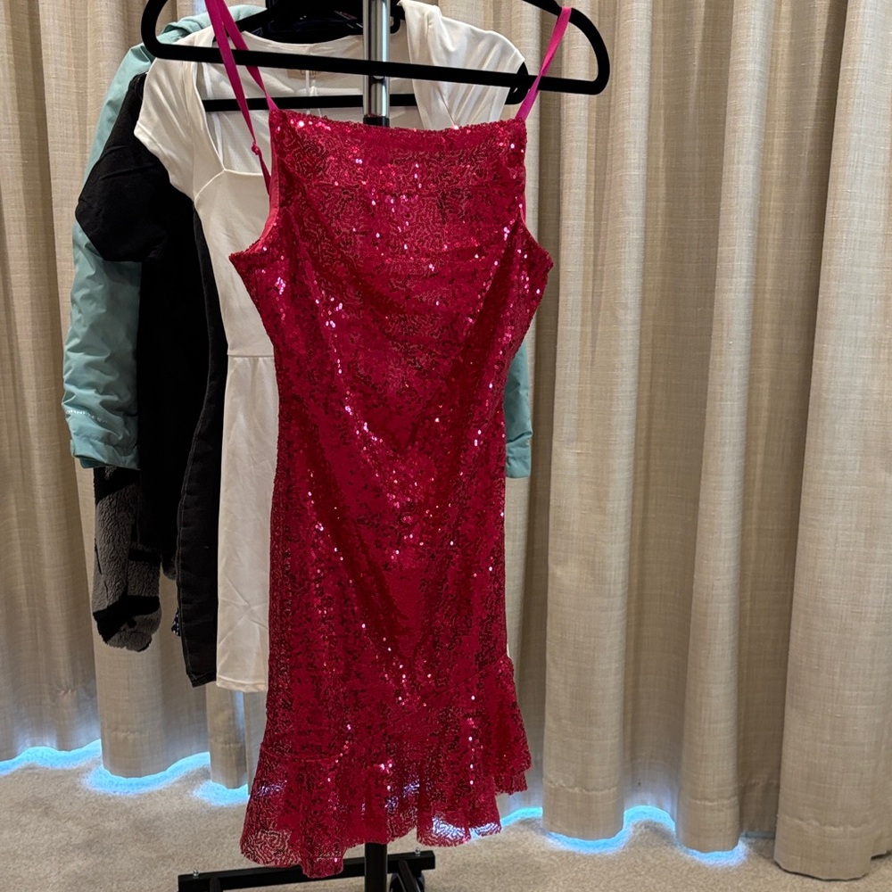 Sequin Pink Dress